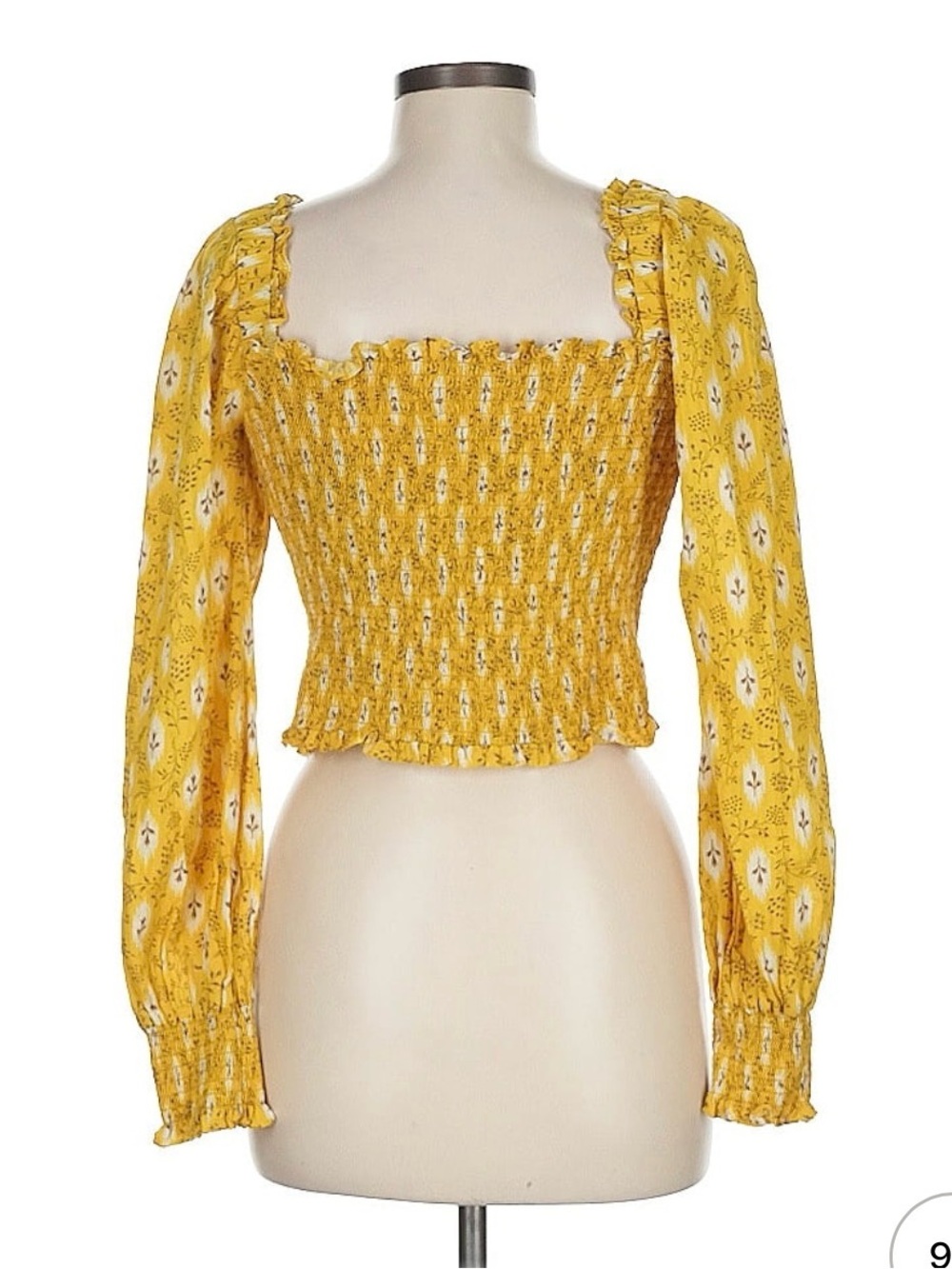 Veronica Beard Long Sleeve Top - Yellow
